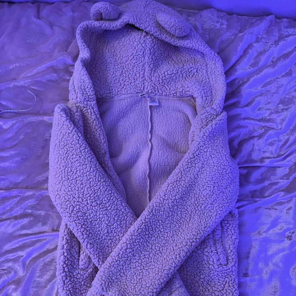fluffy teddy bear onesie